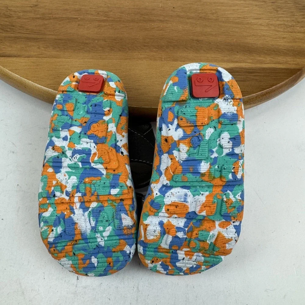New NWOB Little Kids See Kai Run Billie Flexirun Strapped Gray Sandals‎ Size 5 C